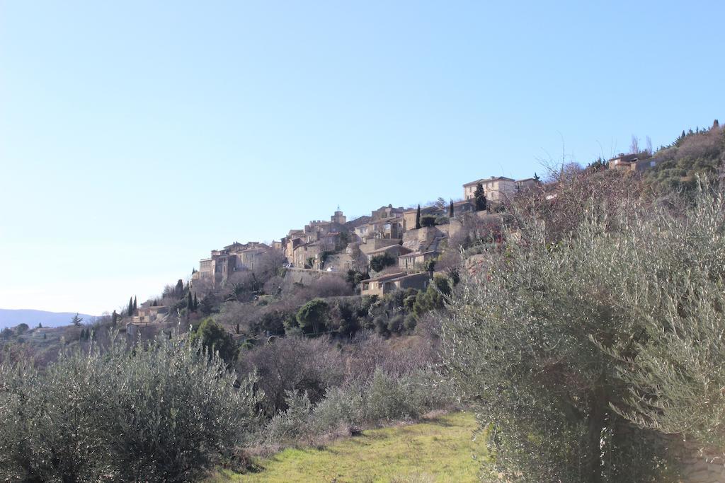 Gite Les Rapieres Gordes Exterior foto