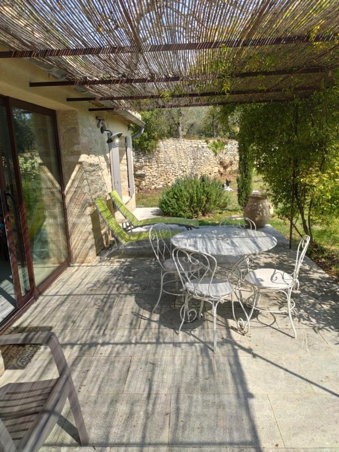 Gite Les Rapieres Gordes Exterior foto